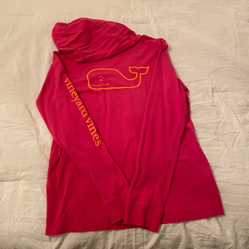 Hooded Drawstring Vineyard Vines Long Sleeve Shirt